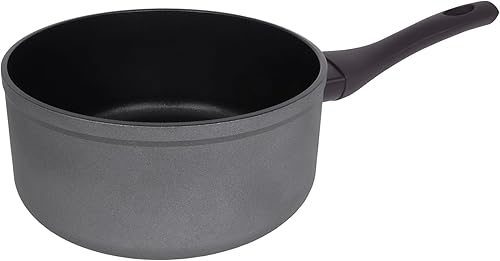 Arcos Série Kaula | Petite casserole Anti-adhésive | Aluminium Forgé | Revêtement QuanTanium | Compatible tous feux | Poignée à effet froid | Économie d'énergie | Va au lave-vaisselle | Noire (20 cm) - Nail Gallerys