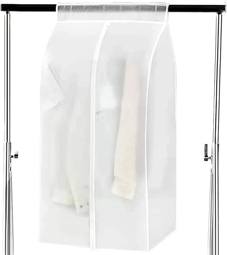 2 Pièces Housses de Vêtements, Sac à Poussière pour Vêtements, Housse Penderie, pour Costumes, Chemises, Jupes Longues, Pulls, Vestes, Robes, Pantalons, Hauts, Vestes Sport, 60 * 50 * 90 cm - Nail Gallerys