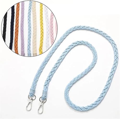 Bandouliere Pour Sac Sangle de sac tressée polyvalente tissée à la main, sangle de remplacement détachable for sac à bandoulière for femmes, ceintures de sac à bandoulière Sangle Sac Bandouliere(Color - Nail Gallerys