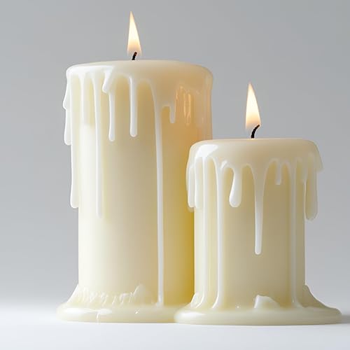 Grand moule cylindrique en silicone pour fabrication de bougies piliers (16,9 cm x 9,5 cm) - Nail Gallerys