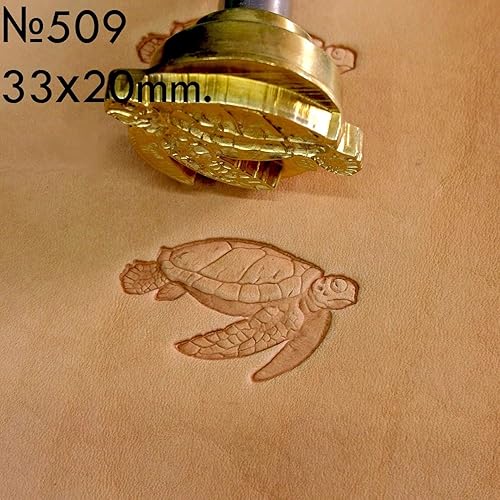 Tampons pour cuir - Outil de poinçonnage - Tortue de mer - Nail Gallerys