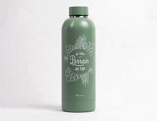 Manahia bouteille isotherme cadeau parrain - Je suis un parrain au top - 500ml - gourde isotherme en acier Inoxydable - annonce parrain - bouteille parrain - demande parrain - baptême - gourde sport - Nail Gallerys