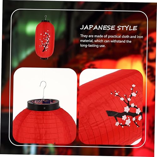 ETHZZLE Lanterne de prunier étanche Lanterne japonaise à suspendre Lanterne à fleurs de prunier Décoration extérieure Lanterne à suspendre Ornements suspendus Lanterne de restaurant japonaise Boutique - Nail Gallerys