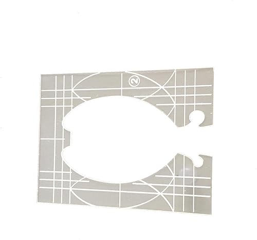 Jsdufs 4 pièces Quilting Patchwork Règle Acrylique Transparent Quilting Règle Quilting Règle Modèles Quilter Règle Patchwork Règle pour DIY Couture Artisanat - Nail Gallerys