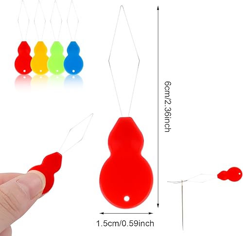 VFANDV Enfile-Aiguilles, 24 Pièces Fil Enfile-Aiguille a Coudre Enfile-Aiguilles en Plastique pour Couture Plastique DIY Enfile-Fil Point de Croix Enfile-Aiguilles - Nail Gallerys