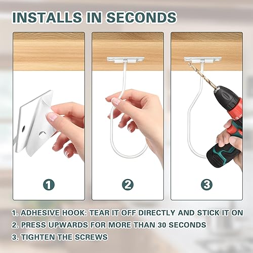 Ticway Crochet banane – Support de banane peu encombrant pour garder les bananes fraîches, crochet banane autocollant et vissable, 1 pack blanc - Nail Gallerys