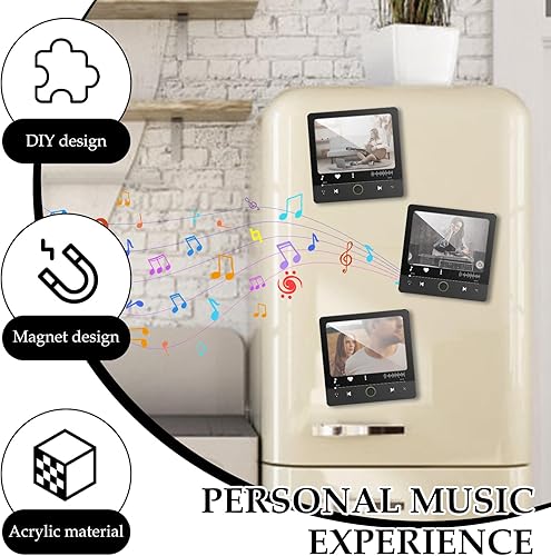 BAODBF Aimant de réfrigérateur personnalisé avec musique, avec photo et chanson personnalisée, avec musique et photo Spotify, cadeau - Nail Gallerys