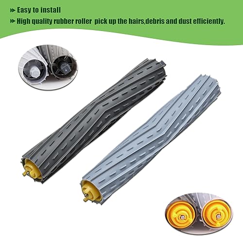 Loveco Kit de Remplacement pour iRobot Roomba Serie 900 960 980 974 981 & Serie 800 890 850 860 861 866 870 880 (10 filtres,10 brosses latérales,2 Jeux de brosses en Caoutchouc,1 Outils de Nettoyage) - Nail Gallerys