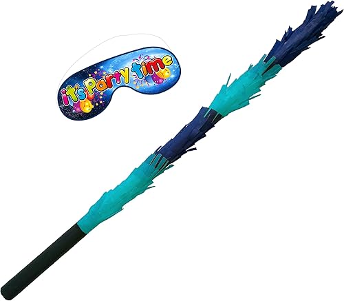 Boogie Woogie Pinatas Masque de bâton Bleu - Nail Gallerys