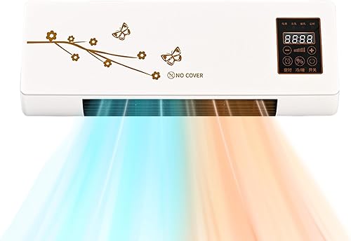 Climatiseur Mural Sans évacuation, Climatiseur Sans Unité Extérieure, Chauffage Et Climatisation 2 En 1 Avec Télécommande, à Minuterie 24 Heures, Contrôle Constant De Température, 54x20x12,5cm - Nail Gallerys