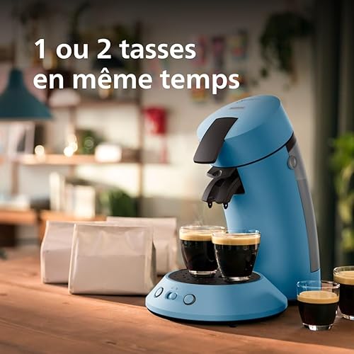 Senseo Original Plus Machine à café à dosettes, Sélection de l'intensité du café, Technologie Coffee Boost, 2 tasses a la fois, Plastique recyclé, Rouge tendre (CSA210/35) - Nail Gallerys