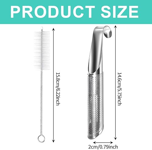 LONZIKP 1 Pièce Infuseur à Thé en Acier Inoxydable Mailles Fines pour Thé en Vrac (Détox, Darjeeling, Maté) - Nail Gallerys
