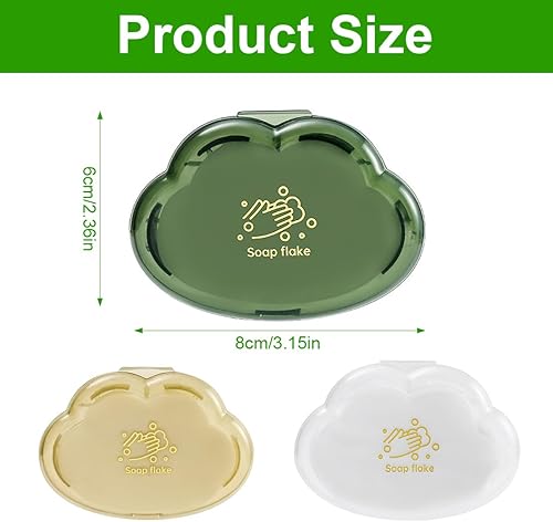 YNYCIPZ Porte-savons,Désinfectant pour Les Mains de Voyage Portable, comprimés de Savon Portables, Papier de Voyage jetable de Camping (boîte de 3) - Nail Gallerys