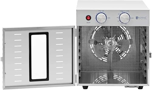 Royal Catering RCDA-800/23S Déshydrateur alimentaire 800 W 8 étagères Sèche alimentaire Déshydrateur professionnel - Nail Gallerys