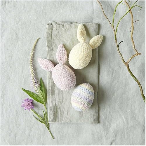 Rico Design Kit Crochet – Œufs de Pâques Ricorumi Nilli Nilli de Une décoration pascale moderne et colorée à réaliser soi-même - Nail Gallerys