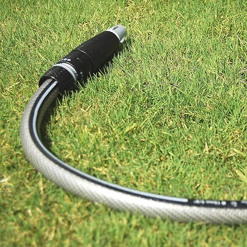 TATAY Kit tuyau d'arrosage Premium 15 mèters Ø5/8' 15mm, de 4 couches, Made in Espagne,Résistance 39 bar y -20°/60°, Tricoté, sans cadmium ni plomb, sans BPA, anti-UV, Couleur Noir - Nail Gallerys