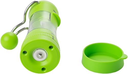 Kochblume 22054.02 Moulin à épices en plastique et silicone avec broyeur en céramique Citron vert 6 x 16,5 cm - Nail Gallerys