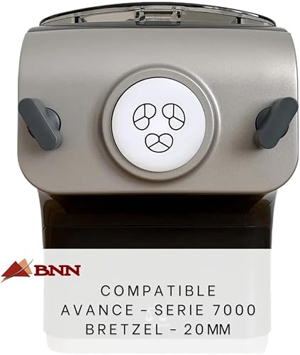 BNN - Avance/Serie 7000 - Bretzel largeur 20mm épaisseur 1mm - Pasta Disc compatible avec Philips Pasta Maker Avance/Serie 7000 - Nail Gallerys