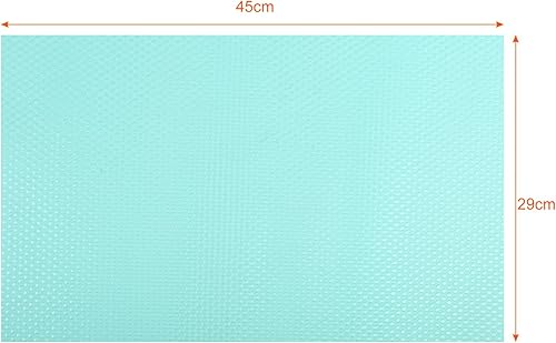 GWHOLE Lot de 6 Tapis de Réfrigérateur Coussin de Frigo pour Légumes Fruits Anti-humidité Antibactérien Antisalissure - 45cm x 29cm - Nail Gallerys