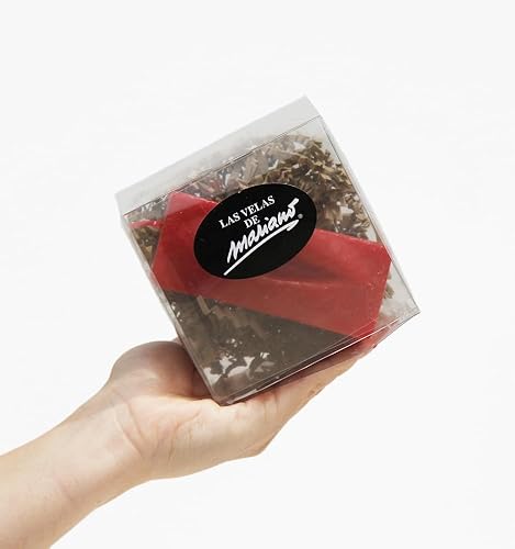 Bougie en forme de vagin • Symbole de sexualité féminine et de fertilité • Idéale pour rituels d'amour, de désir et d'autonomisation • 10,3 cm x 4,3 cm (rouge) - Nail Gallerys