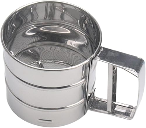 Tamis à farine, passoire à mailles, outil de passoire de cuisine, réutilisable et écologique, conception de passoire à mailles efficace, fuchsia, bleu, argent pour la maison, les restaurants, les café - Nail Gallerys