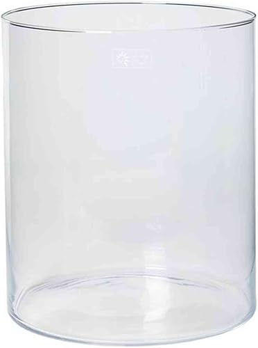 innaGLAS INNA-Glas Lanterne Titus, Cylindre - Ronde, Transparent, 35cm, Ø 30cm - Porte-Bougie - Vase cylindrique - Nail Gallerys