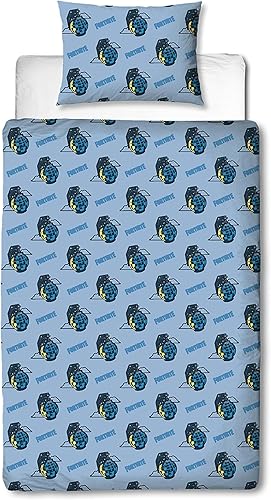 Character World Fortnite Parure de lit Officielle pour Enfant Motif Battle Royale réversible 2 côtés avec taie d'oreiller Assortie | Polycoton - Nail Gallerys