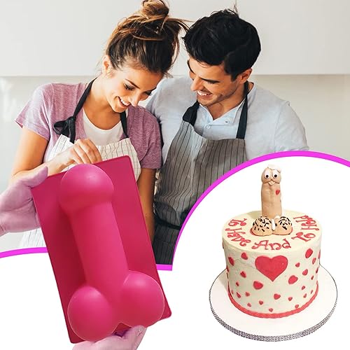 Moule de cuisson en silicone Drôle Moule à glaçons, Cadeau Drole Moules à Chocolat pour gâteaux et pâtisseries Plateau, 3D carré moule à gelée au chocolat moule, mousse, glace, fête, bar - Nail Gallerys