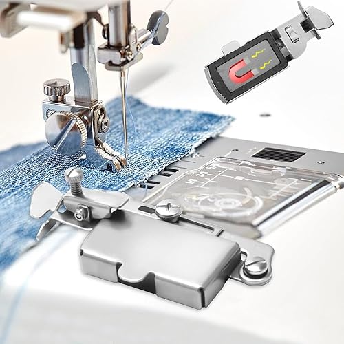 MytaYt Guide de Couture Magnétique Couture Accessoires Mercerie Guide Couture Aimanté pour Machine à Coudre Brodeuse Accessoires de Machines à Coudre - Modèle Pliable - Nail Gallerys