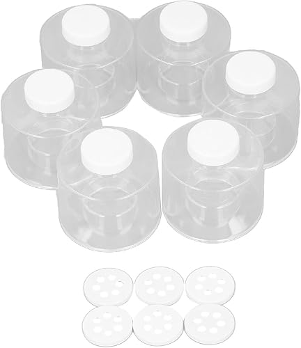 SyangKaitian Boîte d'assaisonnement de 6 pièces, récipients de stockage d'épices transparents, 6 pcs Pot à épices empilable Spice Tower Spice Color Transparent Pot Assaisonnement Bouteille pour la cui - Nail Gallerys
