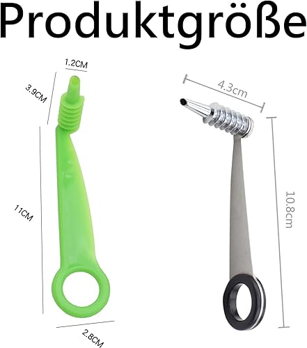 fufupaw Lot de 3 coupe-légumes en spirale pour pommes de terre, pommes de terre, légumes en spirale, pour fruits et gemmes, carotte, concombre, pomme, couleurs aléatoires - Nail Gallerys