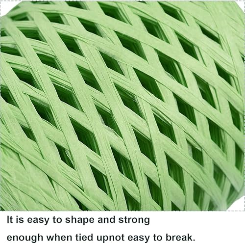 100g Ruban De Papier Raphia Vert Cordon De Papier Raphia Ruban De Papier D'emballage Ruban De Raphia Naturel Artisanat Cordon De Papier Raphia Fil pour Emballage Cadeau, Projets D'artisanat - Nail Gallerys
