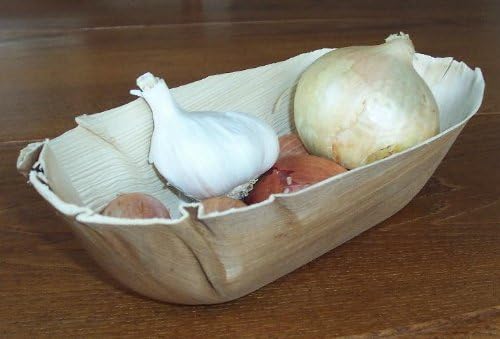 20 corbeilles palmier oblongues biodegradables 22x12,5 cm - Nail Gallerys