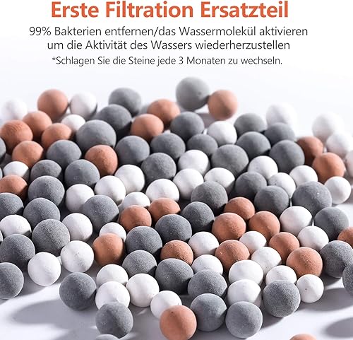 Magichome Lot de 9 boules minérales à ions négatifs pour adoucir l'eau dure, enlever le chlore, les bactéries et autres impuretés - Nail Gallerys