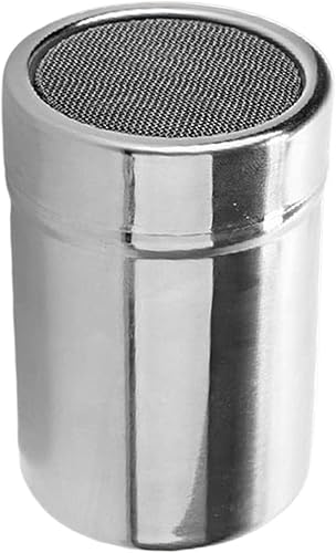 Shaker à, poudreuse à Poudre en Acier Inoxydable, arroseur à à Mailles pour Farine de Chocolat au Cacao et au Sucre Glace - Nail Gallerys
