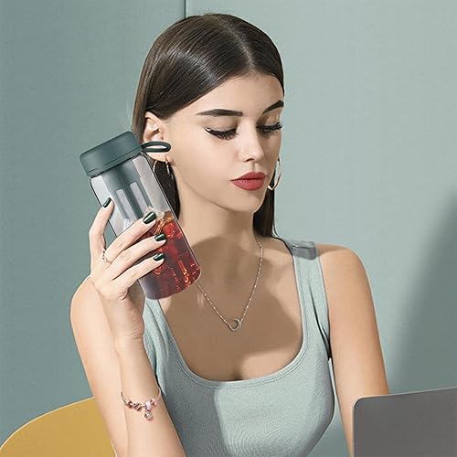 JINGLING Machine à Infusion Froide - Bouteille étanche avec échelle,Presse à café glacée Portable pour café glacé thé jus randonnée randonnée Fitness Gym Voyage Camping - Nail Gallerys