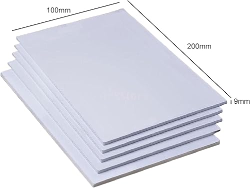 Perfeclan 5 Pcs Artisanat Conseil Mousse DIY Paysage Paysage Bâtiment Sculpture Feuilles Modélisation Mousse Plaque Blocs Rectangulaires pour Accessoire, 10cmx20cmx0.9cm - Nail Gallerys