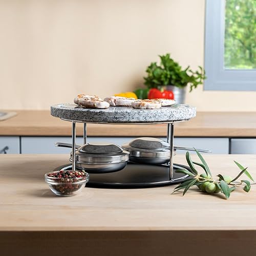 Quid Naturalia Pierre à rôtir ronde 23 x 13 cm marbre - Nail Gallerys