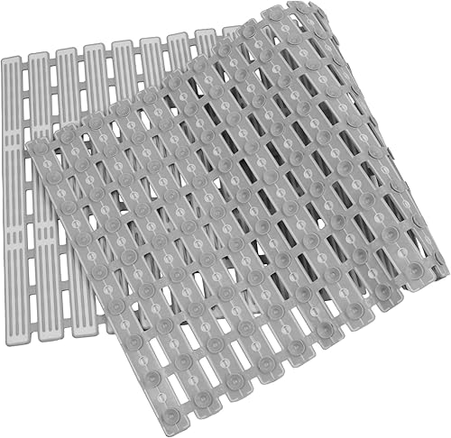 QWORK® Tapis de Baignoire Antidérapant 90x40cm - Drainage Rapide et Anti-Moisissure - Sécurité et Confort - Nail Gallerys