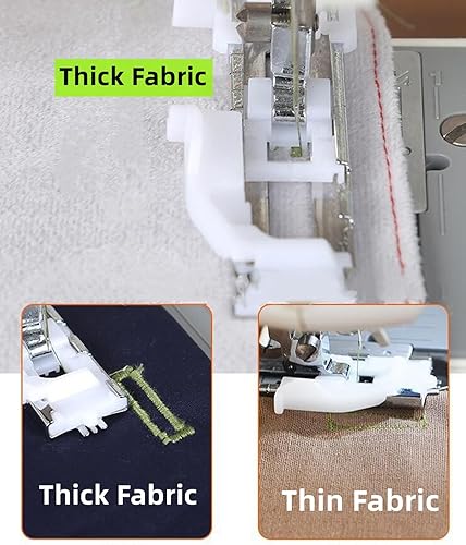 Pied presseur de boutonnière (R) pour machine à coudre à tige basse Singer, Brother, Janome #753801004, Juki, Babylock, Elna, Kenmore, White, Necchi, Simplicity, New Home, et plus encore - Nail Gallerys