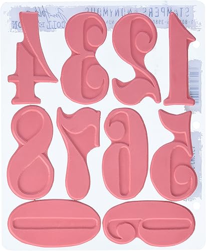 Ensembles des tampons de TIM Holtz Cling, Outils de Tampon en Caoutchouc Anonymous Artful - Nail Gallerys