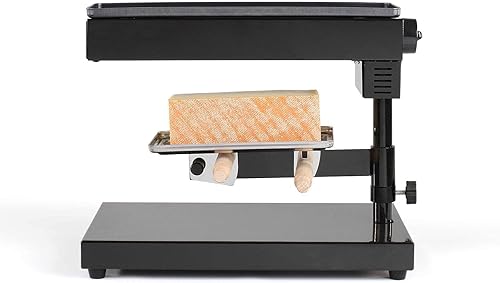 Appareil à raclette pour une pièce entière de fromage à raclette, appareil sur pied (appareil à faire fondre le fromage, 600 W, hauteur et angle réglables, thermostat) - Nail Gallerys