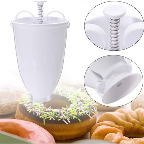 Maker de beignet en plastique, moule à machine à beignets manuels, outils de cuisson de bricolage pour la fabrication de pâtisseries, moules de moules à cupcakes à muffins - Nail Gallerys