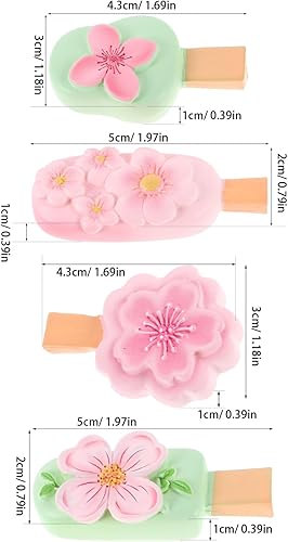 ABOOFAN 4pièces Aimants De Réfrigérateur Mignons Décoration Créative pour Cuisine Et Frigo Magnets Amusants Et Esthétiques Accessoires DIY Polyvalents - Nail Gallerys