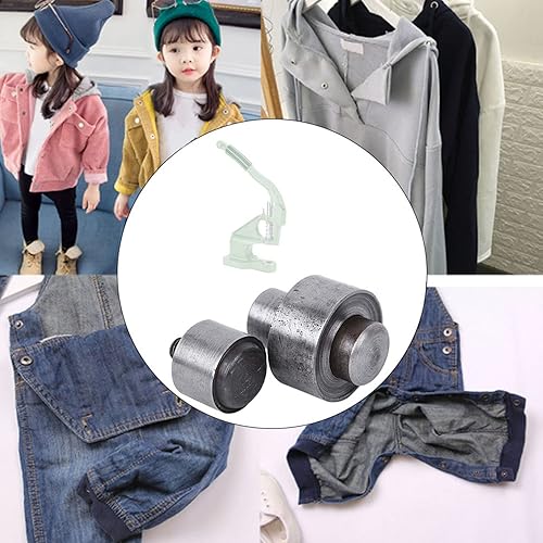 Sheens Main Presse oeillet Moule oeillet Puncher Bricolage air Pression Moule Outil Manuel d'installation(14mm) - Nail Gallerys