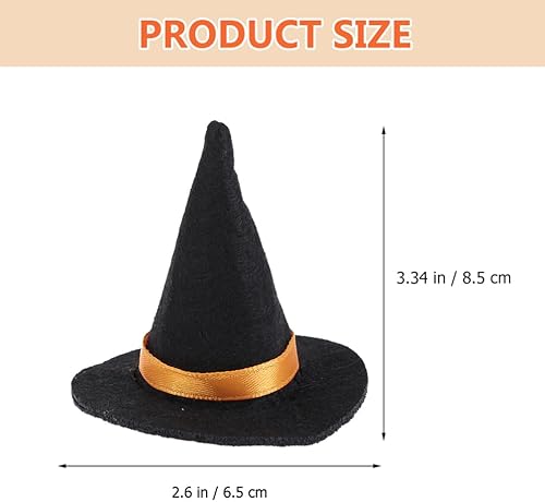 VALICLUD Accessoires D'Halloween x D'halloween Casquette En Feutre Garniture Pour Décoration Fête D'halloween Artisanat Diy - Nail Gallerys