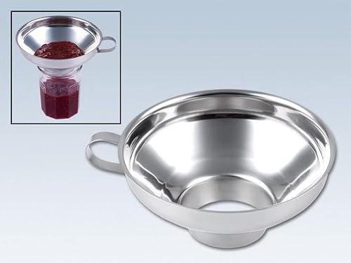 Entonnoir à confiture facile à remplir Entonnoir pour pot à confiture Entonnoir de cuisine en acier inoxydable S - Nail Gallerys