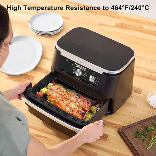 Moule Silicone Air Fryer, Accessoires Air Fryer Ninja 10,4L pour Ninja Foodi Max AF500EU, Moule pour Air Fryer, Four et Micro-ondes - Nail Gallerys