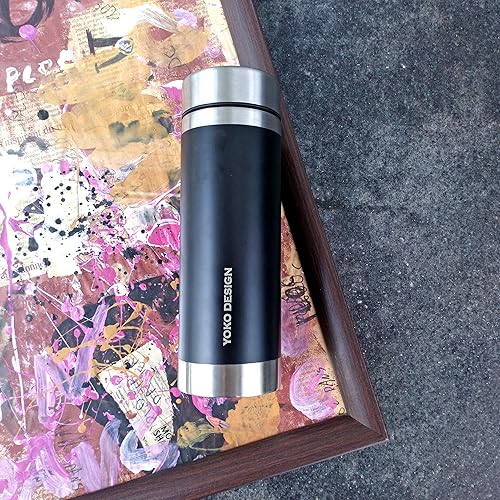 YOKO DESIGN - THEIERE en Verre Double PAROI NATURAL'TEA 350 ML avec Protection en liège - Nail Gallerys