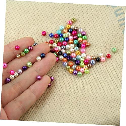 Housoutil 500pièces Perles Rondes Verre Teinté Perles À Bijoux Multicolores Pour Création De Colliers Et Artisanat - Nail Gallerys